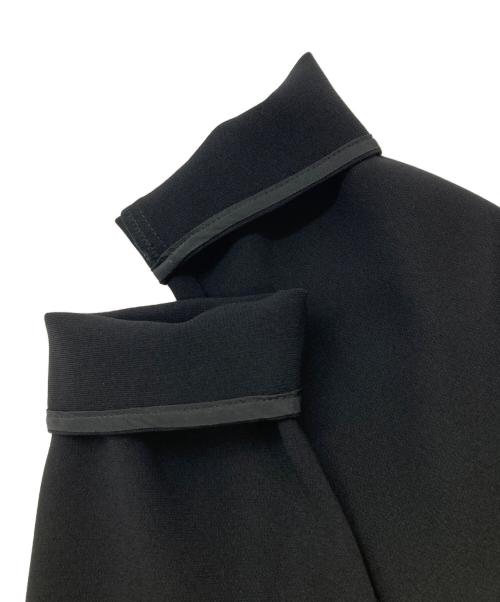 SOEJU（ソージュ）SOEJU (ソージュ) Aラインチュニックブラウス ブラック サイズ:Sの古着・服飾アイテム