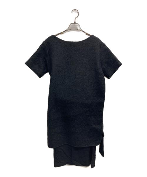 DRIES VAN NOTEN（ドリスヴァンノッテン）DRIES VAN NOTEN (ドリスヴァンノッテン) ドッキングワンピース ブラック サイズ:36の古着・服飾アイテム