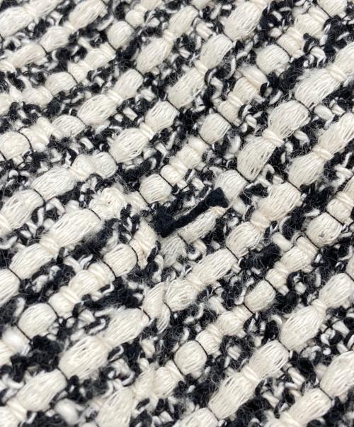 journal standard L'essage（ジャーナルスタンダード レサージュ）journal standard L'essage (ジャーナルスタンダード レサージュ) GIOLICAツイード BIGジャケット ホワイト×ブラック サイズ:FREEの古着・服飾アイテム