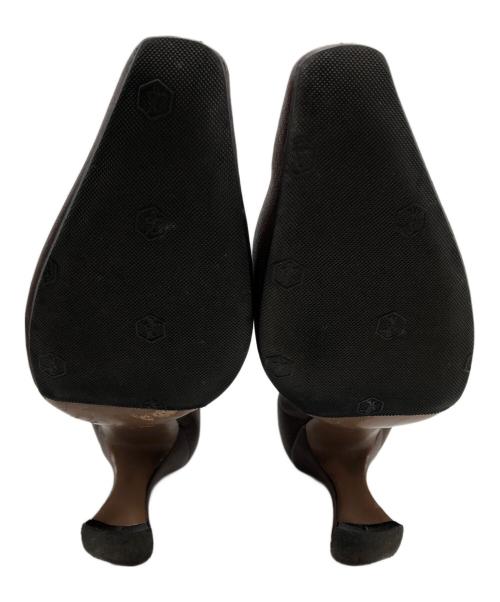 NEOUS（ネオアス）NEOUS (ネオアス) RAN ストレッチショートブーツ ブラウン サイズ:39の古着・服飾アイテム