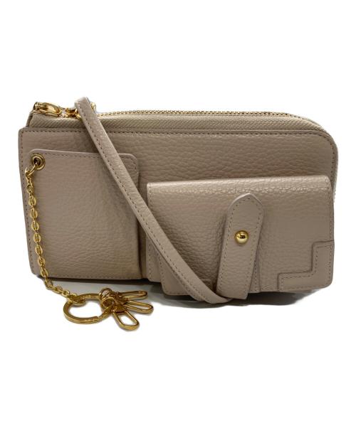 HER SCHEDULE（ハースケジュール）Her Schedule (ハースケジュール) trunk smart phone shoulder ベージュの古着・服飾アイテム