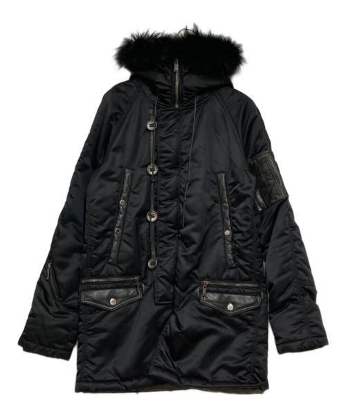 02DERIV（ツーディライヴ）02DERIV (ツーディライヴ) ナイロンコート ブラック サイズ:２の古着・服飾アイテム