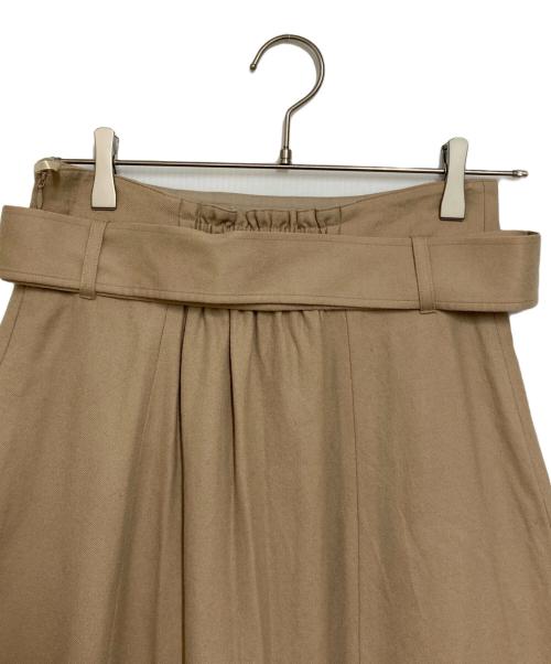 BLUE LABEL CRESTBRIDGE（ブルーレーベルクレストブリッジ）BLUE LABEL CRESTBRIDGE (ブルーレーベルクレストブリッジ) ハイカウントフラノトレンチスカート ベージュ サイズ:38の古着・服飾アイテム