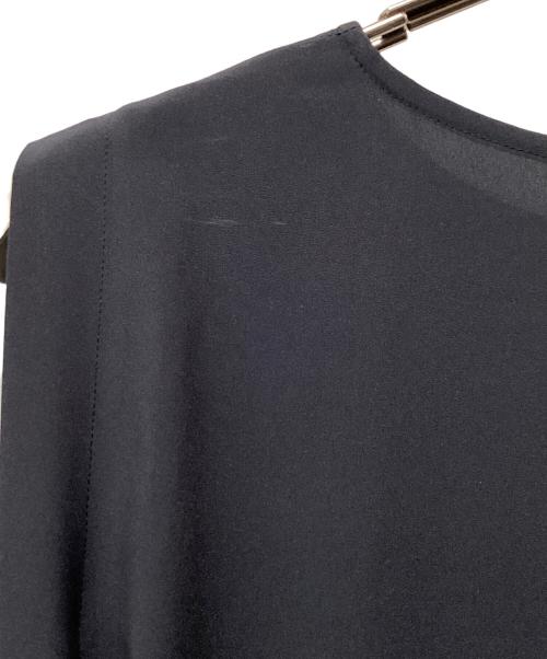 BLUE LABEL CRESTBRIDGE（ブルーレーベルクレストブリッジ）BLUE LABEL CRESTBRIDGE (ブルーレーベルクレストブリッジ) ドライブロードマキシドレス ネイビー サイズ:38の古着・服飾アイテム