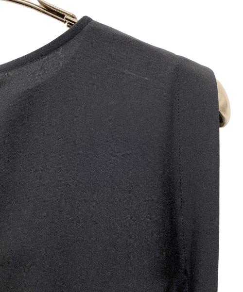 BLUE LABEL CRESTBRIDGE（ブルーレーベルクレストブリッジ）BLUE LABEL CRESTBRIDGE (ブルーレーベルクレストブリッジ) ドライブロードマキシドレス ネイビー サイズ:38の古着・服飾アイテム
