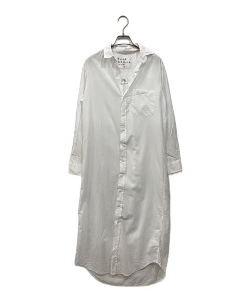 Frank&Eileen（フランクアンドアイリーン）Frank&Eileen (フランクアンドアイリーン) シャツワンピース ホワイト サイズ:XSの古着・服飾アイテム