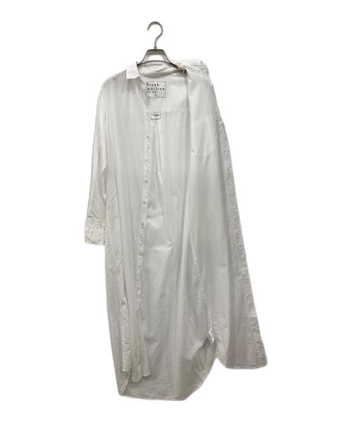 Frank&Eileen（フランクアンドアイリーン）Frank&Eileen (フランクアンドアイリーン) シャツワンピース ホワイト サイズ:XSの古着・服飾アイテム
