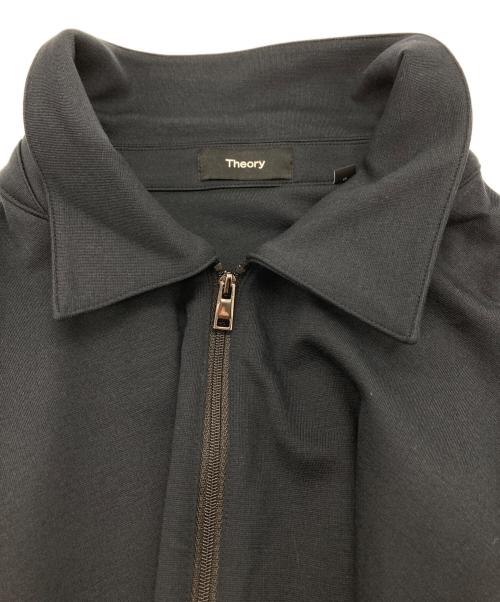 theory（セオリー）theory (セオリー) ジップポロシャツ ブラック サイズ:Lの古着・服飾アイテム