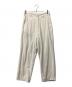 seven by seven（セブンバイセブン）の古着「EASY TROUSERS」｜アイボリー