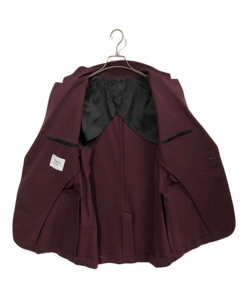 theory project（セオリープロジェクト）theory project (セオリープロジェクト) テーラードジャケット ボルドー サイズ:40の古着・服飾アイテム