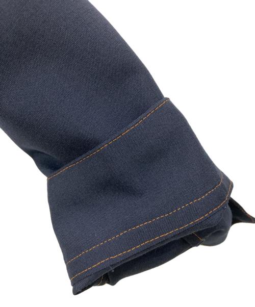 MARNI（マルニ）MARNI (マルニ) トロピカルウールステッチシャツ ネイビー サイズ:48の古着・服飾アイテム