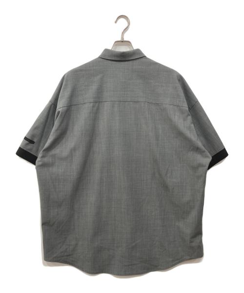 N.HOOLYWOOD（エヌ ハリウッド）N.HOOLYWOOD (エヌ ハリウッド) HALF SLEEVE SHIRT グレー サイズ:38の古着・服飾アイテム
