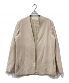 中古・古着通販】Eaphi (エフィ) CURVE CUT LINE JACKET ブラック