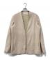 TODAYFUL（トゥデイフル）の古着「Collarless Twill JK」｜アイボリー
