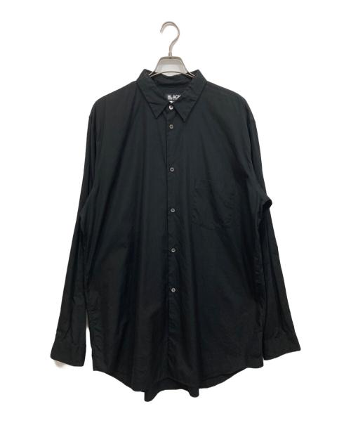 BLACK COMME des GARCONS（ブラックコムデギャルソン）BLACK COMME des GARCONS (ブラックコムデギャルソン) オーバーサイズシャツ ブラック サイズ:Lの古着・服飾アイテム