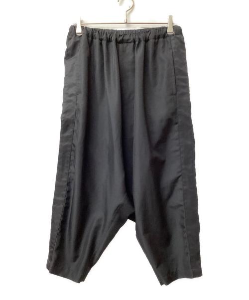 BLACK COMME des GARCONS（ブラックコムデギャルソン）BLACK COMME des GARCONS (ブラックコムデギャルソン) BLACK COMME des GARCONS サルエルパンツ ブラック サイズ:Lの古着・服飾アイテム