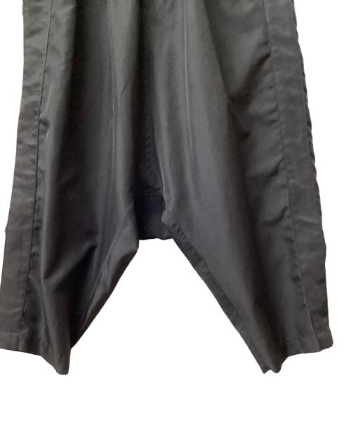 BLACK COMME des GARCONS（ブラックコムデギャルソン）BLACK COMME des GARCONS (ブラックコムデギャルソン) BLACK COMME des GARCONS サルエルパンツ ブラック サイズ:Lの古着・服飾アイテム