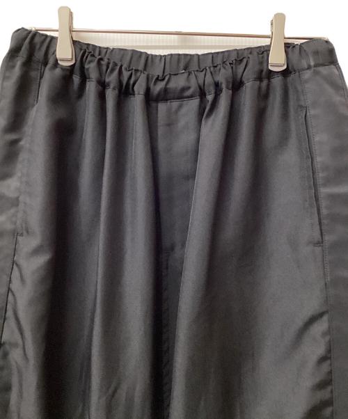 BLACK COMME des GARCONS（ブラックコムデギャルソン）BLACK COMME des GARCONS (ブラックコムデギャルソン) BLACK COMME des GARCONS サルエルパンツ ブラック サイズ:Lの古着・服飾アイテム