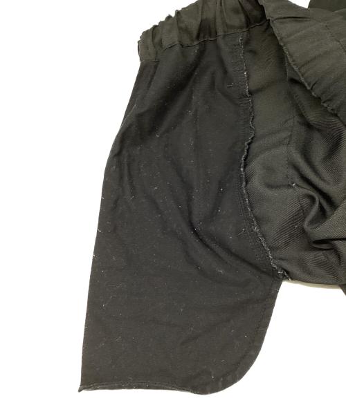 BLACK COMME des GARCONS（ブラックコムデギャルソン）BLACK COMME des GARCONS (ブラックコムデギャルソン) BLACK COMME des GARCONS サルエルパンツ ブラック サイズ:Lの古着・服飾アイテム