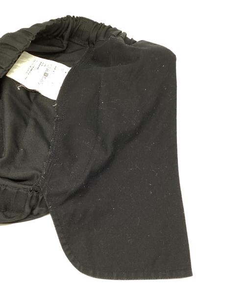 BLACK COMME des GARCONS（ブラックコムデギャルソン）BLACK COMME des GARCONS (ブラックコムデギャルソン) BLACK COMME des GARCONS サルエルパンツ ブラック サイズ:Lの古着・服飾アイテム