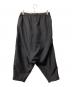 BLACK COMME des GARCONS (ブラックコムデギャルソン) BLACK COMME des GARCONS サルエルパンツ ブラック サイズ:L：13000円