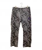 Needles×STUDIOUSニードルズ×ステュディオス）の古着「別注Track Pant Poly Jq」｜ブラック