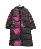 DIESELディーゼル）の古着「W-DORYN-B OVERCOAT」｜ピンク×ブラック