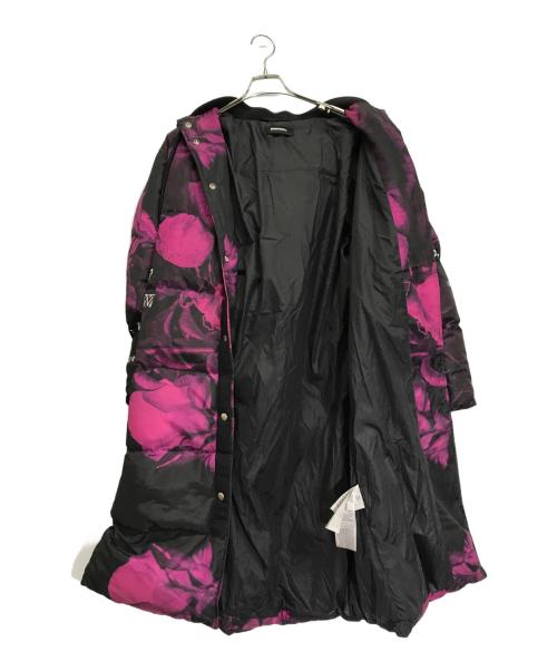 DIESEL（ディーゼル）DIESEL (ディーゼル) W-DORYN-B OVERCOAT ピンク×ブラック サイズ:XXSの古着・服飾アイテム