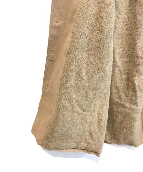 agnes b homme（アニエスベーオム）agnes b homme (アニエスベーオム) ボアカラージャケット ベージュ サイズ:50の古着・服飾アイテム