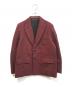 Jieda（ジエダ）の古着「GABARDINE TAILORED JACKET」｜レッド