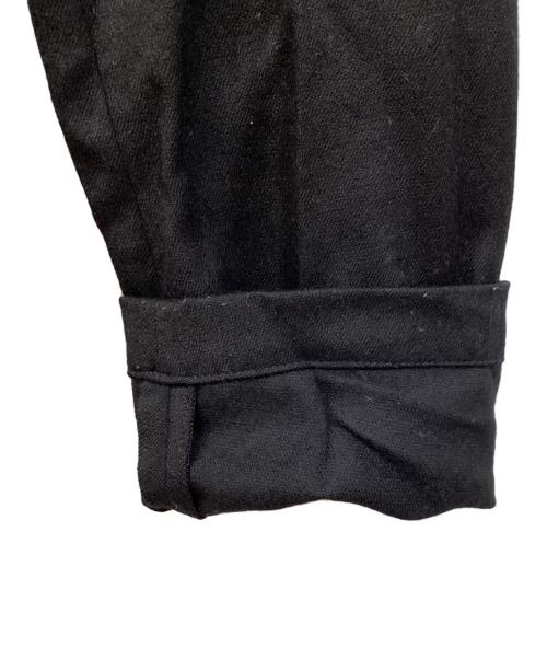 BLACK COMME des GARCONS（ブラックコムデギャルソン）BLACK COMME des GARCONS (ブラックコムデギャルソン) 背面ギャザー フード ジャケット ブラック サイズ:Sの古着・服飾アイテム