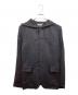 BLACK COMME des GARCONS（ブラックコムデギャルソン）の古着「背面ギャザー フード ジャケット」｜ブラック