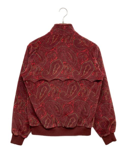 BARACUTA（バラクータ）BARACUTA (バラクータ) Needles (ニードルズ) G9 - 8W CORDUROY / PAISLEY PRINT レッド サイズ:34の古着・服飾アイテム