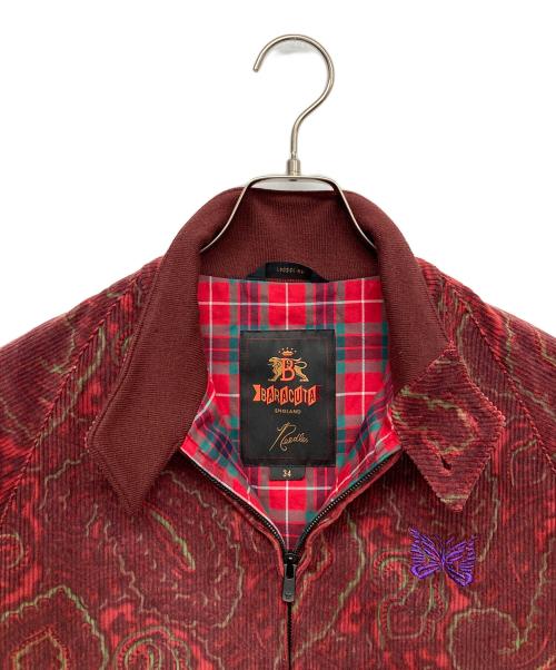 BARACUTA（バラクータ）BARACUTA (バラクータ) Needles (ニードルズ) G9 - 8W CORDUROY / PAISLEY PRINT レッド サイズ:34の古着・服飾アイテム