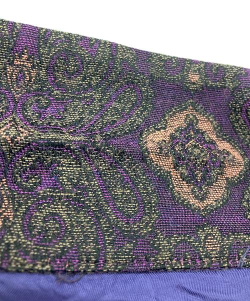 Needles（ニードルズ）Needles (ニードルズ) CLASSIC SHIRT - PE/R/W ARABESQUE JQ パープル×グレー サイズ:Sの古着・服飾アイテム