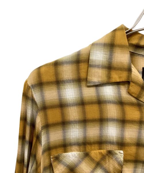 Hysteric Glamour（ヒステリックグラマー）Hysteric Glamour (ヒステリックグラマー) SMOKING GIRL オープンカラーシャツ イエロー サイズ:Sの古着・服飾アイテム