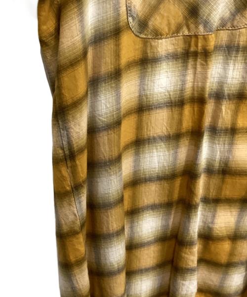 Hysteric Glamour（ヒステリックグラマー）Hysteric Glamour (ヒステリックグラマー) SMOKING GIRL オープンカラーシャツ イエロー サイズ:Sの古着・服飾アイテム