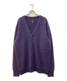 Needles（ニードルズ）の古着「MOHAIR CARDIGAN *SOLID」｜パープル
