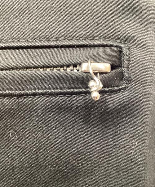 JUNYA WATANABE MAN（ジュンヤワタナベマン）JUNYA WATANABE MAN (ジュンヤワタナベマン) 綿バックサテンパンツ ブラック サイズ:Sの古着・服飾アイテム