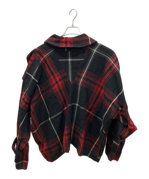 Vivienne Westwood ANGLOMANIA（ヴィヴィアンウエストウッドアングロマニア）Vivienne Westwood ANGLOMANIA (ヴィヴィアンウエストウッドアングロマニア) HYPNOS JACKET レッド×ブラック サイズ:XSの古着・服飾アイテム