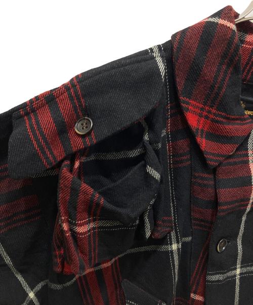 Vivienne Westwood ANGLOMANIA（ヴィヴィアンウエストウッドアングロマニア）Vivienne Westwood ANGLOMANIA (ヴィヴィアンウエストウッドアングロマニア) HYPNOS JACKET レッド×ブラック サイズ:XSの古着・服飾アイテム