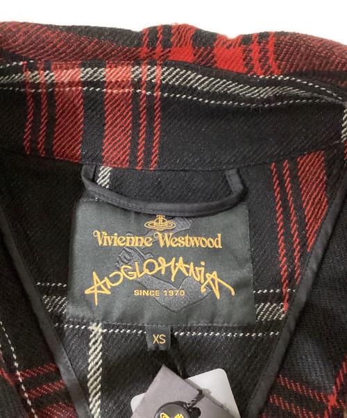 Vivienne Westwood ANGLOMANIA（ヴィヴィアンウエストウッドアングロマニア）Vivienne Westwood ANGLOMANIA (ヴィヴィアンウエストウッドアングロマニア) HYPNOS JACKET レッド×ブラック サイズ:XSの古着・服飾アイテム