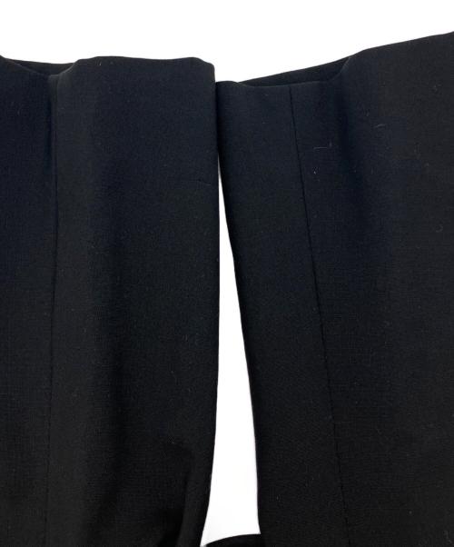 COMME des GARCONS HOMME PLUS（コムデギャルソンオムプリュス）COMME des GARCONS HOMME PLUS (コムデギャルソンオムプリュス) レオパードファー切替ロングジャケット ブラック サイズ:XSの古着・服飾アイテム