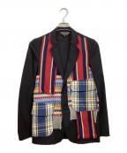 COMME des GARCONS HOMME PLUSコムデギャルソンオムプリュス）の古着「パッチワークジャケット」｜マルチカラー