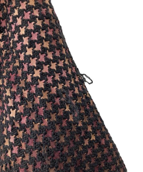 COMME des GARCONS HOMME PLUS（コムデギャルソンオムプリュス）COMME des GARCONS HOMME PLUS (コムデギャルソンオムプリュス) 裁ち切り ジャケット ボルドー×ブラック サイズ:Ｓの古着・服飾アイテム