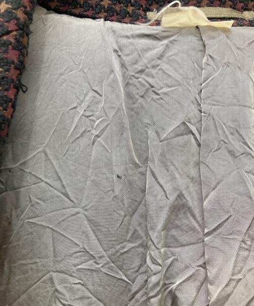 COMME des GARCONS HOMME PLUS（コムデギャルソンオムプリュス）COMME des GARCONS HOMME PLUS (コムデギャルソンオムプリュス) 裁ち切り ジャケット ボルドー×ブラック サイズ:Ｓの古着・服飾アイテム