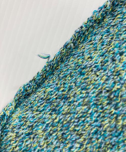 kotohayokozawa（コトハヨコザワ）Kotohayokozawa (コトハヨコザワ) クロップドロングスリーブニット グリーン サイズ:Freeの古着・服飾アイテム