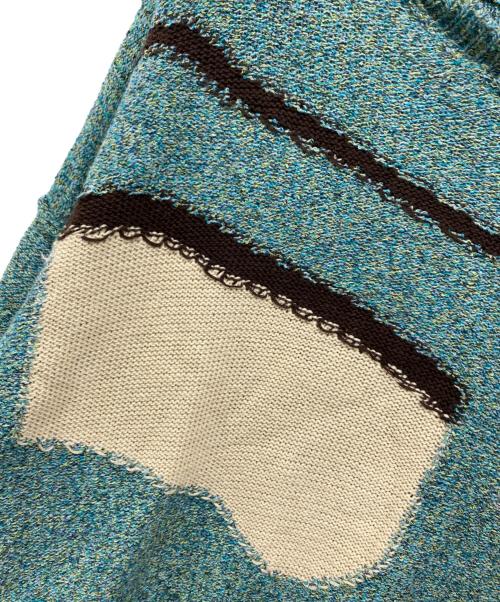 kotohayokozawa（コトハヨコザワ）Kotohayokozawa (コトハヨコザワ) クロップドロングスリーブニット グリーン サイズ:Freeの古着・服飾アイテム