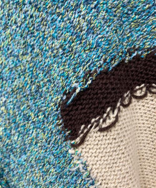 kotohayokozawa（コトハヨコザワ）Kotohayokozawa (コトハヨコザワ) クロップドロングスリーブニット グリーン サイズ:Freeの古着・服飾アイテム