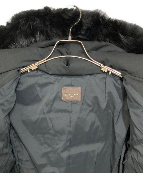 Demi-Luxe Beams（デミルクス ビームス）Demi-Luxe Beams (デミルクス ビームス) FOXファーフードダウン ブラック サイズ:40の古着・服飾アイテム
